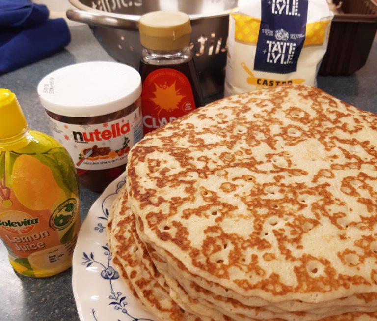 Pancake Day at Headway House