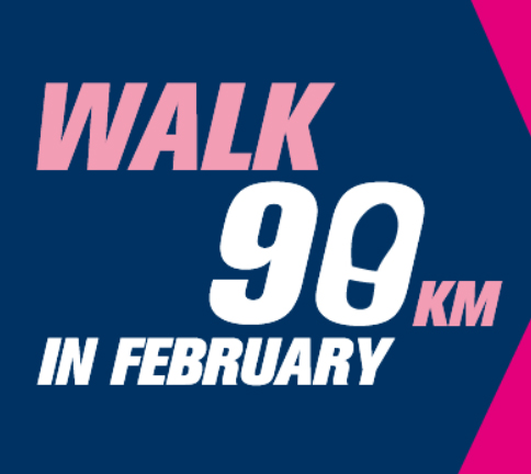 Headway Challenge – Walk 90km in February